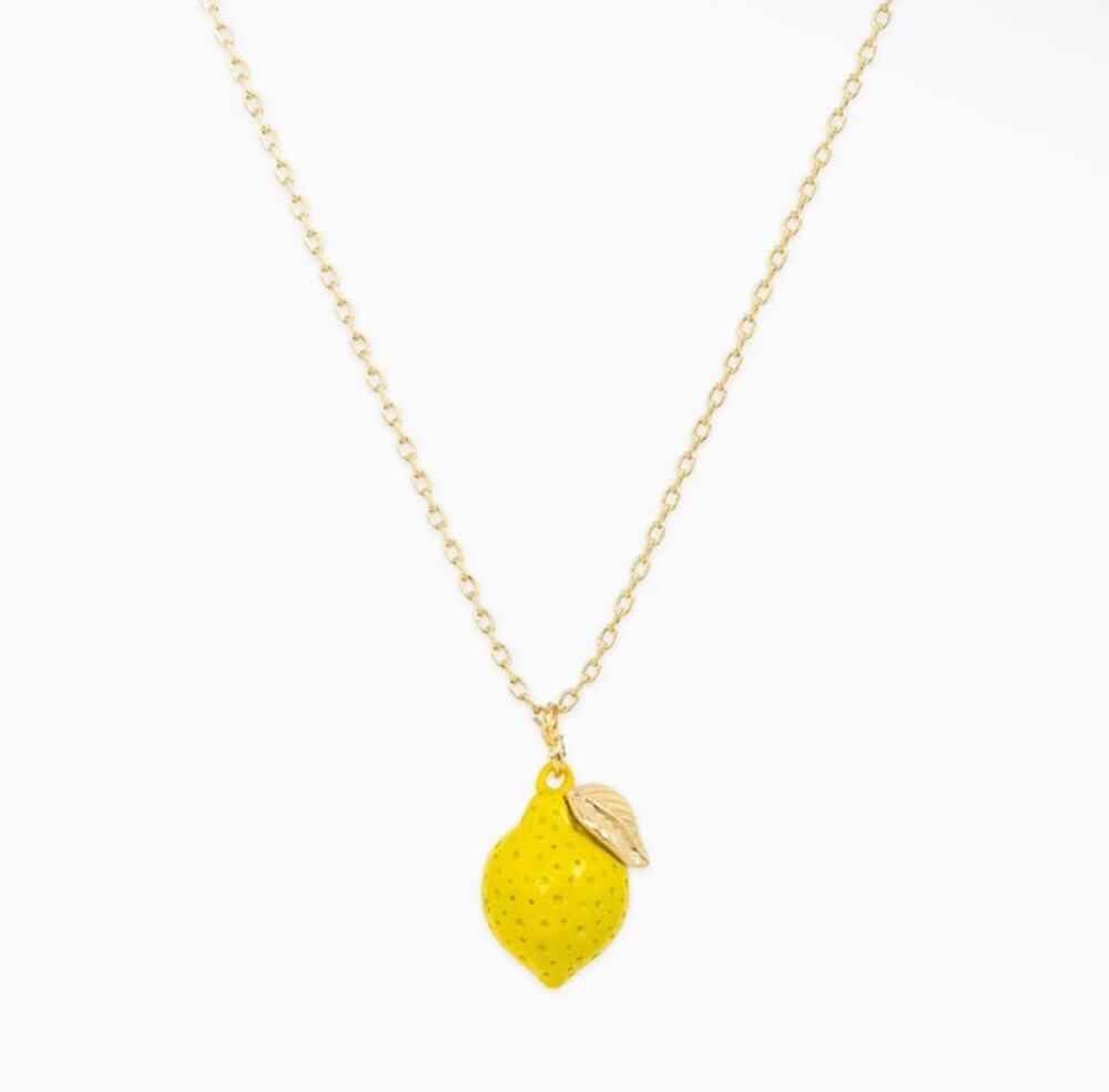 Zesty Babe Lemon Necklace